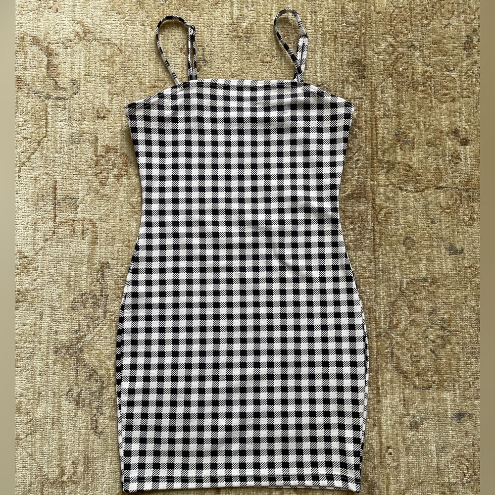 Mini hounds tooth pattern dress size XS